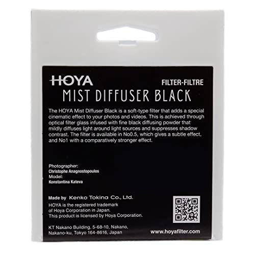 Filtre Black Mist Hoya N°0.5 ø49mm effet cinéma diffusion douce - 5