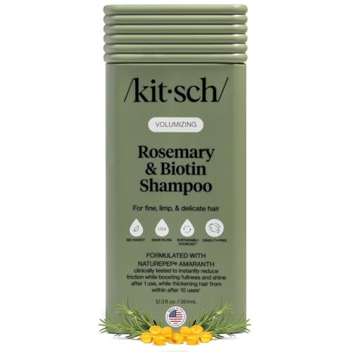 Kitsch Rosemary & Biotin Shampoo for Hair Growth – Made in USA, 12.3 oz - image 1