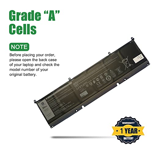 Image of 69KF2 86Wh Laptop Battery Replacement for Dell G15 5510 5511 5515 5520 5521 5525 G7 7500 Precision 5550 G15 5511 Inspiron 7510 7610 Series Notebook 070N2F 70N2F 0M59JH M59JH 11.4V 7167mAh