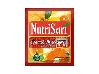 NutriSari Rasa Jeruk Maroko Instant Drink Powder 10-ct, 140 gram