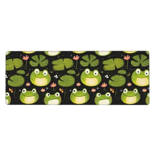 Tapis de souris de jeu XXL en caoutchouc avec bords cousus anti-effilochage