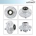 GXYWADY 5 On 4.5 Inch Trailer Hub Kit with Trailer Bearing Kit Replacement for 3500 Lbs 1-1/16 Inch to 1-3/8 Inch Spindle