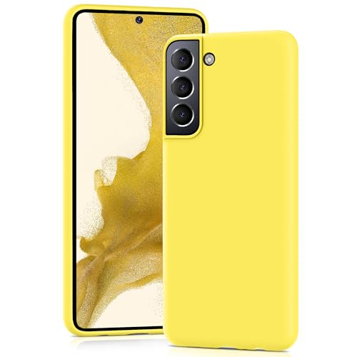 Coque silicone Samsung S22 Plus jaune : finies les chutes de main