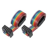 Matériau Principal: Plastique; Taille: 300x10 mm/11.81x0.39 Pouce (LxL); Espacement: 2.54 mm/0.1 Pouce; Type De Connecteur: Connecteur Femelle; Contenu De L'Emballage: 2 Pc x Connecteur 8 Broches Câble Plat Ruban