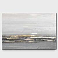 Canvas Wall Art Abstract Seascape Painting Canvas Prints Home Artwork Decoration for Living Room,Bedroom - 12x18 inches