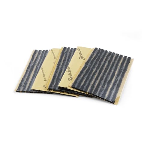 Image of TS-135D50 Emergency Tubeless Tire Puncture Repair Strips Tire Repair Strings Tire Plugs for Car Truck Motorcycle Bike(1 /8 inch x 4 inch Black 50 Strips)