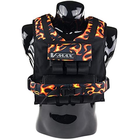 35 lb. V-Max Weighted Vest - Fire Cover