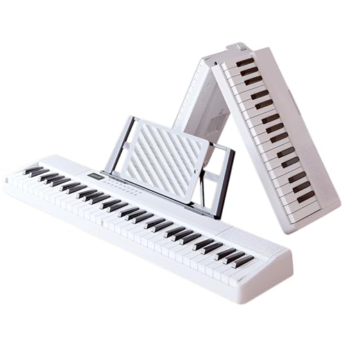 Amazon.co.jp: [Caividom]電子ピアノ 電子キーボード 折りたたみ式 61