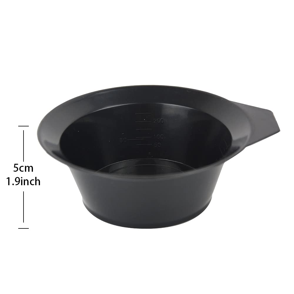 3 Pcs Salon Hair Dyeing Kit Tools Mixing Bowl Tinting Brush and Angled Comb for Hair Coloring : Beauty & Personal Care