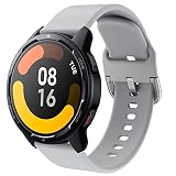 Pulsera Xiaomi Watch S1 Active Correa, 22mm Silicona Deportiva Correa para Xiaomi Mi Watch/Xiaomi Watch S1/Xiaomi Watch S1 Active/Xiaomi Mi Watch Color...