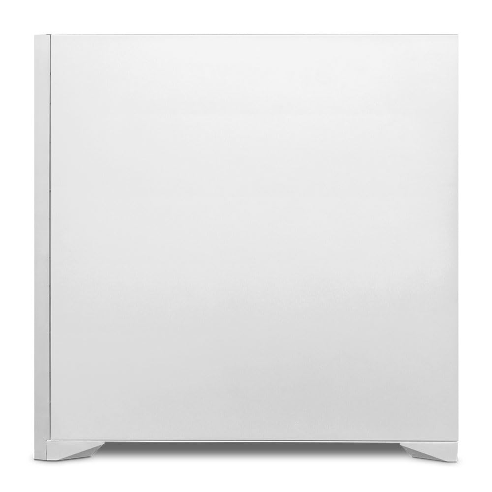 Zolyd Dynaria - Caja ATX con Panel Frontal de Madera, Cristal Templado, Ventilación Optimizada, 3 Ventiladores incluidos, Compatible con Refrigeración Líquida hasta 390mm, USB 3.0, Color Blanco