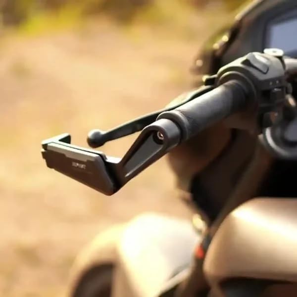 Image of SGTB Universal Bar End Clutch Brake Lever Guard for Motorcycle & Scooters for Bikes MT 15 R15 V3 V4 M FZS FZX FZ FI Apache RTR 310 RTR 200 4V RTR 180 RTR 160 4V RTR 160 with Foldable Rear View Mirror