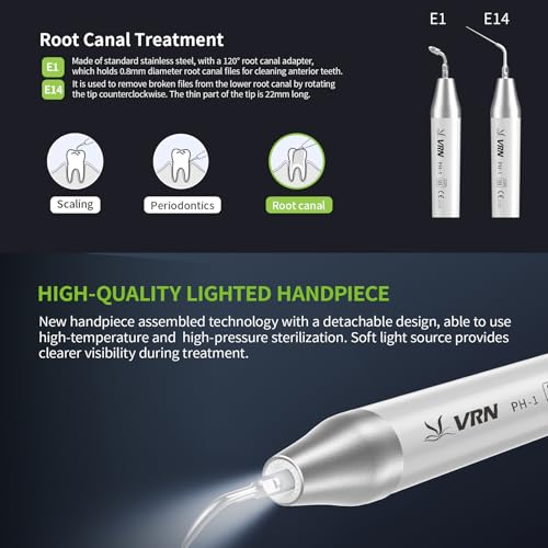 Image of Dental Ultrasonic Scaler, Dual Foot Pedal Control for Lab and Dental Veterinary Clinic (DA-20)