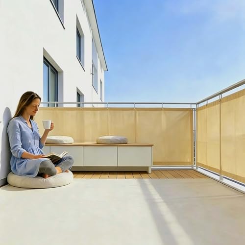 Cache balcon opaque pour supprimer le vis-à-vis sur votre terrasse