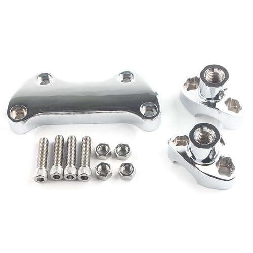 Guidon droit riser pince supérieure moto Harley Davidson Street Bob et Sportster