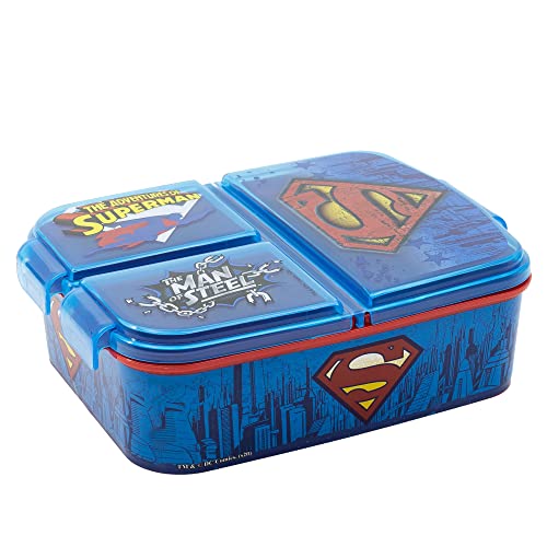 Stor 8412497856206Múltiplo compartimento sanduíche caixa, Superman símbolo
