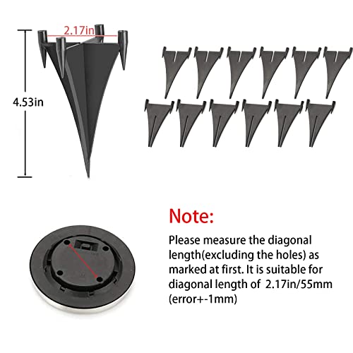 image for KK magsun Replacement Stakes for Solar Ground Light, 6 Set Reinforced 
