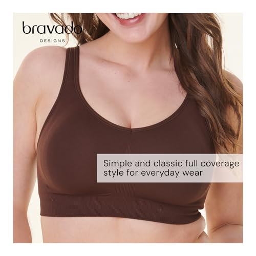 Image of Bravado Designs Everyday Bras for Women, Sculpt Full Coverage, Supportive T-Shirt Bra, Smoothing Seamless Stretch Wirefree
