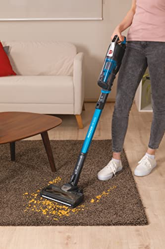 Hoover HF522STP 011 Aspirapolvere a bastone Batteria Secco Micro Senza sacchetto 0,45 L 290 W Blu, Grigio - 2
