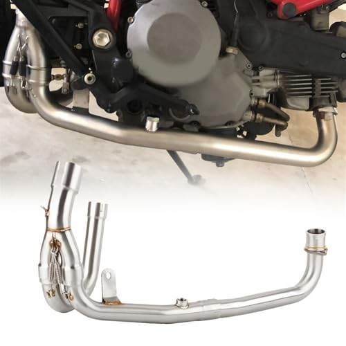 Tuyau d'échappement intermédiaire en acier durable pour Ducati Hypermotard 796