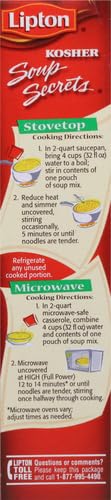 Image of Lipton, Soup Mix Kosher Chicken Noodle, 4.09 Oz