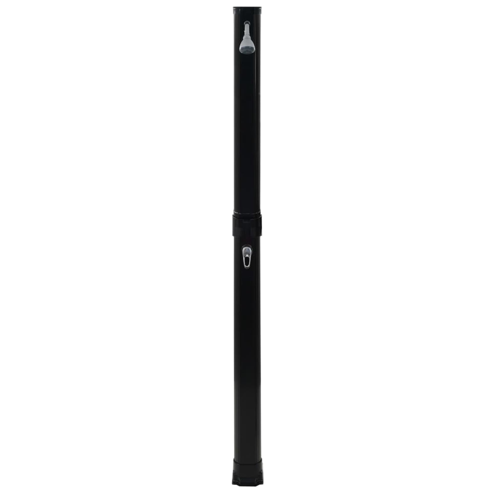 Faltbare Solardusche Schwarz 23 L 214 cm, Gartendusche Aussendusche, Solar Dusche Für Garten, Garten Dusche, Pool Dusche, Garten Brause, Solardusche Für Garten