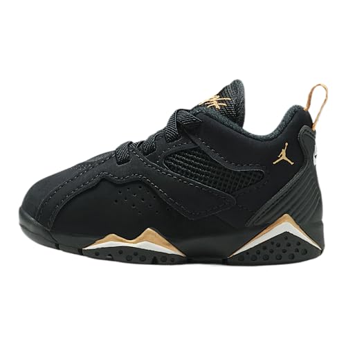 Jordan MVP 92 Baby/Toddler Shoes (Black/Sail/Metallic Gold) Size 8
