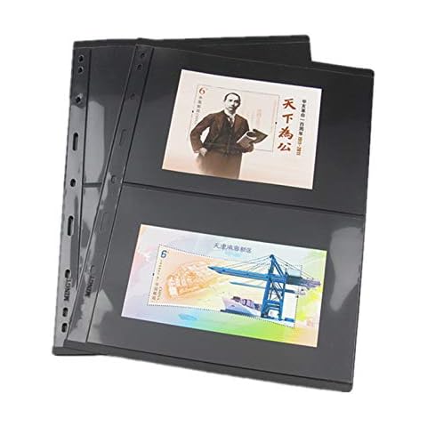 MUROAD Páginas de sellos para carpeta de álbumes de sellos Cover