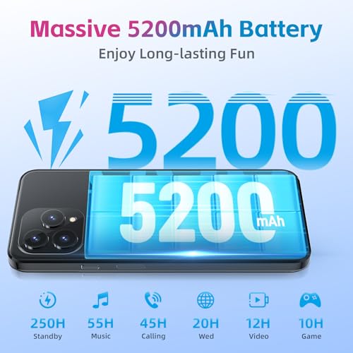 CUBOT P80 - 6,5" FHD+, 8GB/512GB, 48 MP, Blå, Android 13