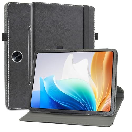 MAMA MOUTH Cover per Oppo Pad Neo Custodia,Slim girevole Smart 360 gradi di rotazione Case Cover Custodia Protettiva per Oppo Pad Neo/oneplus pad go 11.4 Inch Tablet,Nero