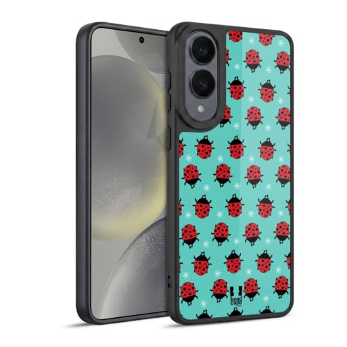 Coque Samsung S25 Edge Coccinelle Cyan au Style Printanier et Coloré