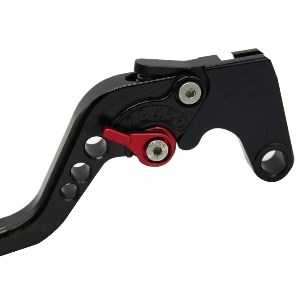 Leviers De Frein Et d'embrayage Courts CNC Accessoires De Moto pour Y&amaha FZS 600 FZS600 pour Fazer 1998 1999 2000 2001 2002 2003(Noir)