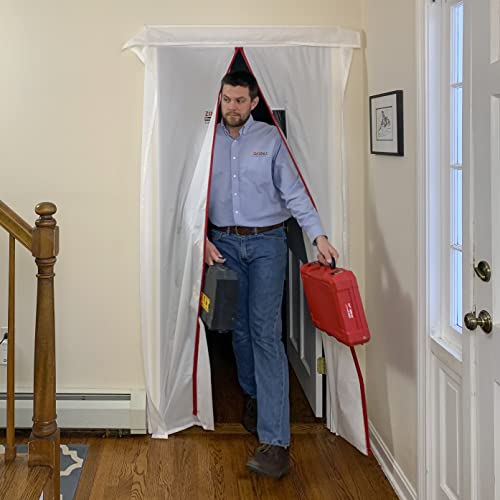 Zipwall Zipdoor Zdm Magnetic Door Kit, 1 Pack, White #TOP4