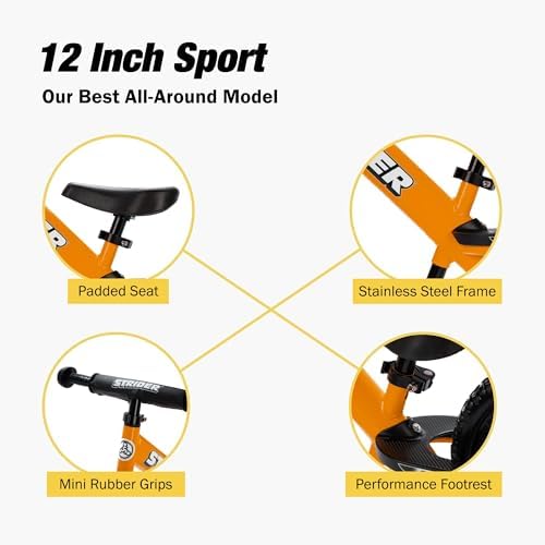 Strider 12 Sport Denge Bisikleti - Turuncu - Görsel 3