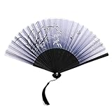 ♠Largement utilisé : le ventilateur portatif pliable de style chinois est votre partenaire de refroidissement incontournable dans la vie quotidienne, car il offre une large gamme d'utilisations qui allient praticité et décoration afin que vous puissiez rester au frais avec style partout où vous allez.