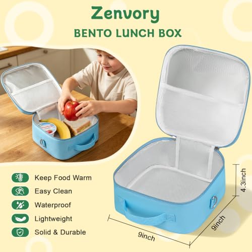 Image of Kids Lunch Box with Lunch Bag Bento (Green)