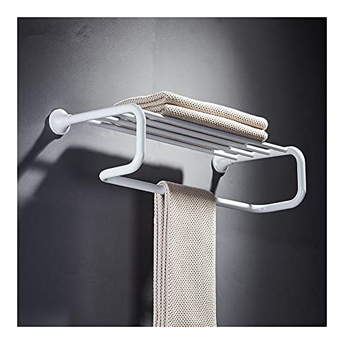 Toallero de pared de 60 cm en latón resistente para un secado óptimo 5