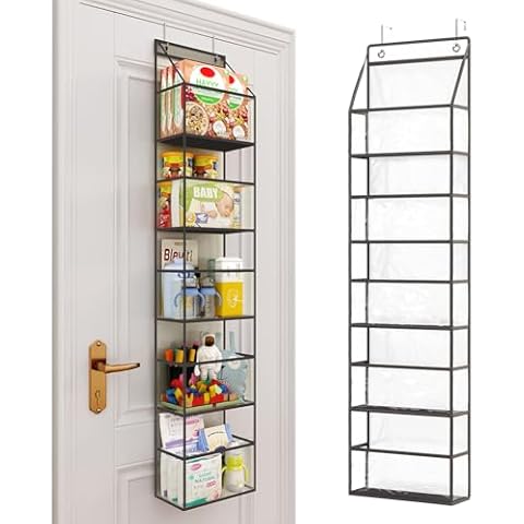 BAKAJI Organisateur de Porte 5 Étagères Cover