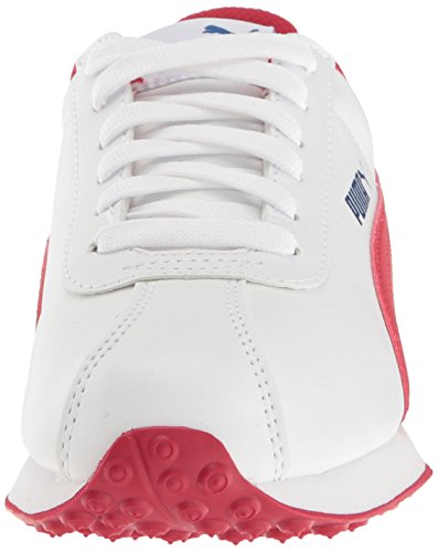 Image of PUMA Unisex-Child Turin II Slip on Sneaker, White-Barbados, 4.5 M US Big Kid