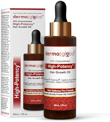 High Potency® Hair Growth Oil – Hair Defence Pro Formula | 20% Clinically Proven Actives including Procapil, Redensyl, Capilia Longa, Rosemary, Saw Palmetto, Jojoba, Pumpkin Seed Oil