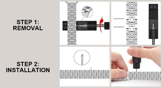 メタルリンク Apple Watchバンド 女性用 14mm ステンレススチール スリムブレスレット (ブラック 42mm (Ser