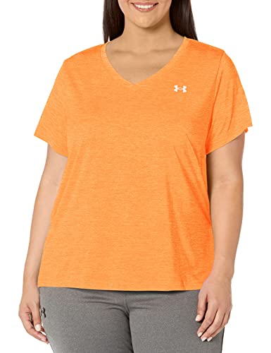 Image of Under Armour Plus Size Tech Solid Short Sleeve V-Neck