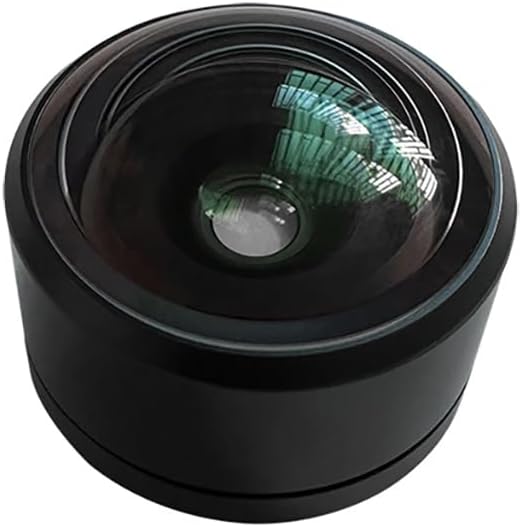Fisheye Lens Compatible with Action 5 Pro with 200° Wide Angle Camera Anamorphic Light Len - Fish Eye Lens Adapter Expand Your Photograyph Horizons