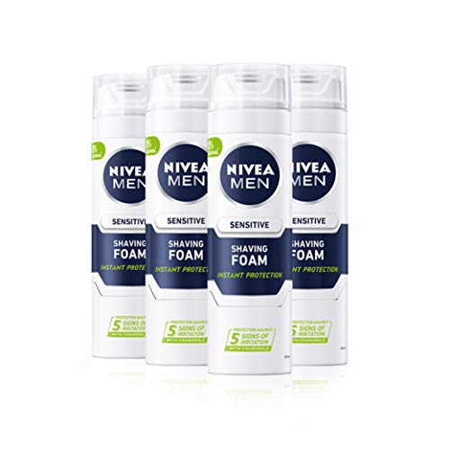 NIVEA Men Shave Foam Sensitive 200 ml x 4