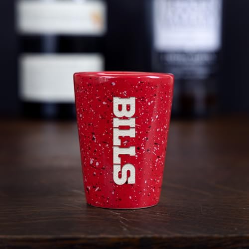 Rico Industries CSK3520RD Nfl Football Buffalo Bills 2Oz Ceramic Shot Glass thumb #1