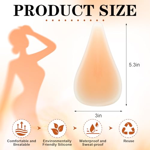 Image of Geyoga 8 Pcs Toe Concealer Seamless Hider Reusable Silicone Anti Cover Insert Guard for Women Girls