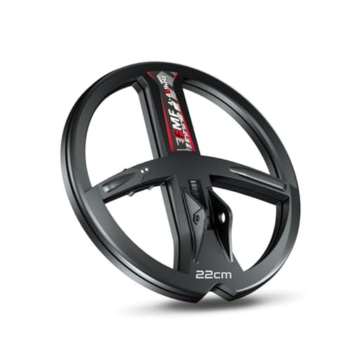 XP Metal Detectors 9" FMF Coil (22.5) with Coil Cover & Lower stem for Deus II Metal Detector - Fast and Simultaneous Multi Frequency Coil from 4 to 45 kHz! (D22FMF)