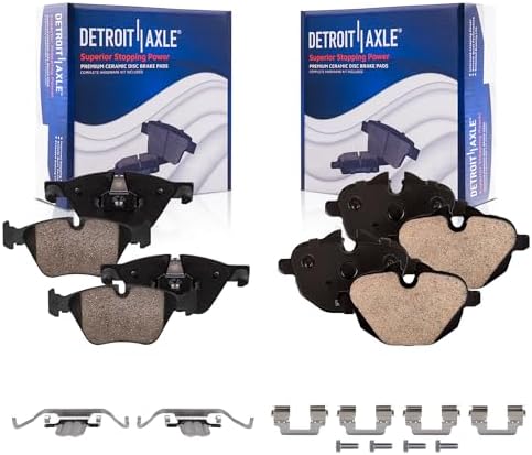 Amazon.com: Detroit Axle - Brake Pads for 2011-2016 BMW 528i, 2012-2016 ...