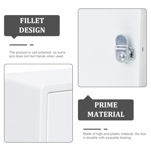 Boîte à lait sécurisée beige suspendue avec serrure robuste - 4