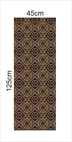 Image of CABANA HOMES Wall Stickers Botanical DIY Wallpaper for Decals (45 x 125 cm, 1 Roll) (6 sq. ft) Decorative Self Adhesive Home Decor Furniture, Table Top, Kitchen, Brown